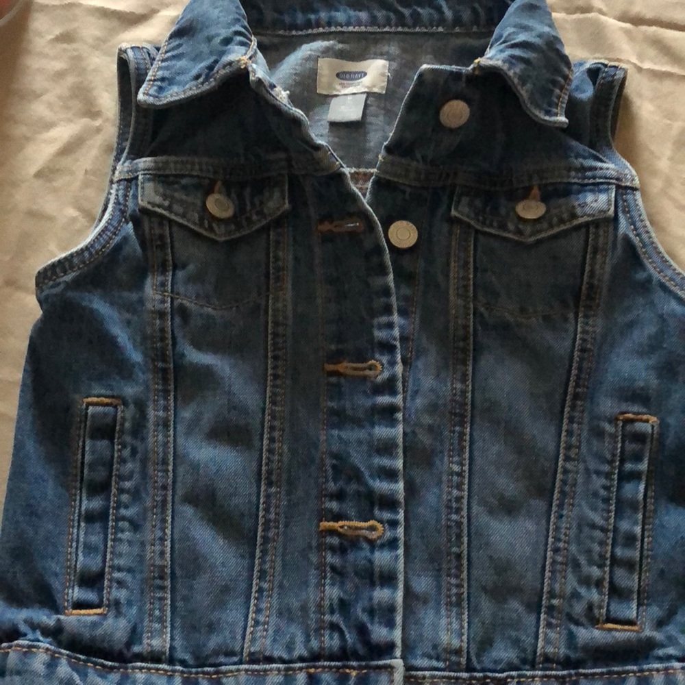 Girls Old Navy Jean Vest
